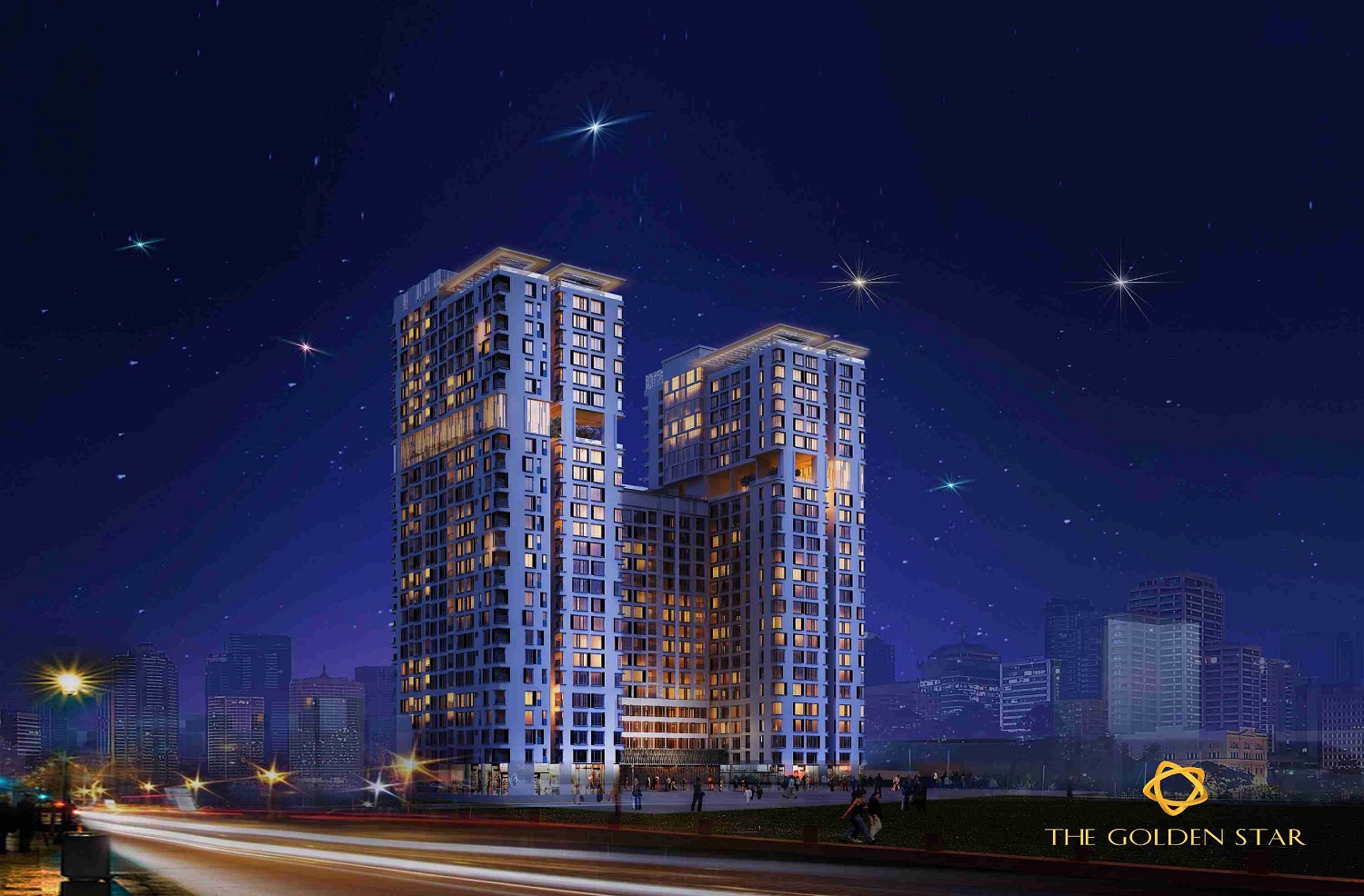BST Concept Căn Hộ 2019 - Golden Star 47 phoi canh buoi toi the golden