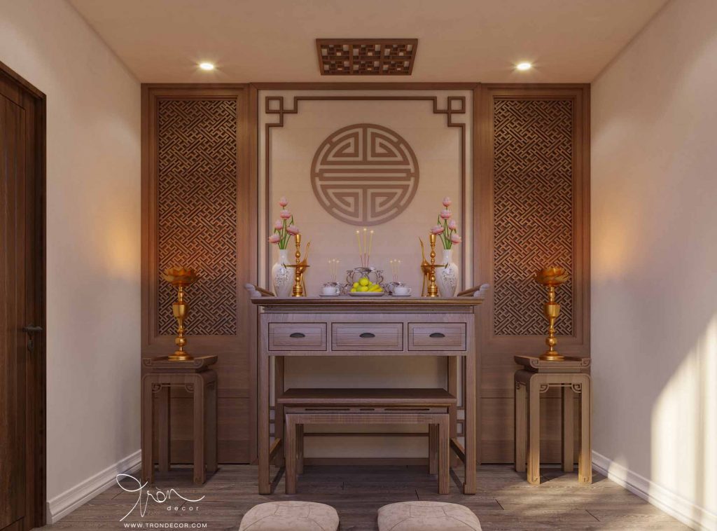Ý TƯỞNG THIẾT KẾ PHÒNG THỜ