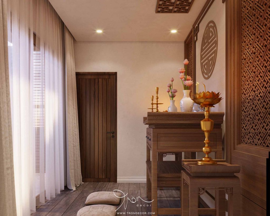 Ý TƯỞNG THIẾT KẾ PHÒNG THỜ