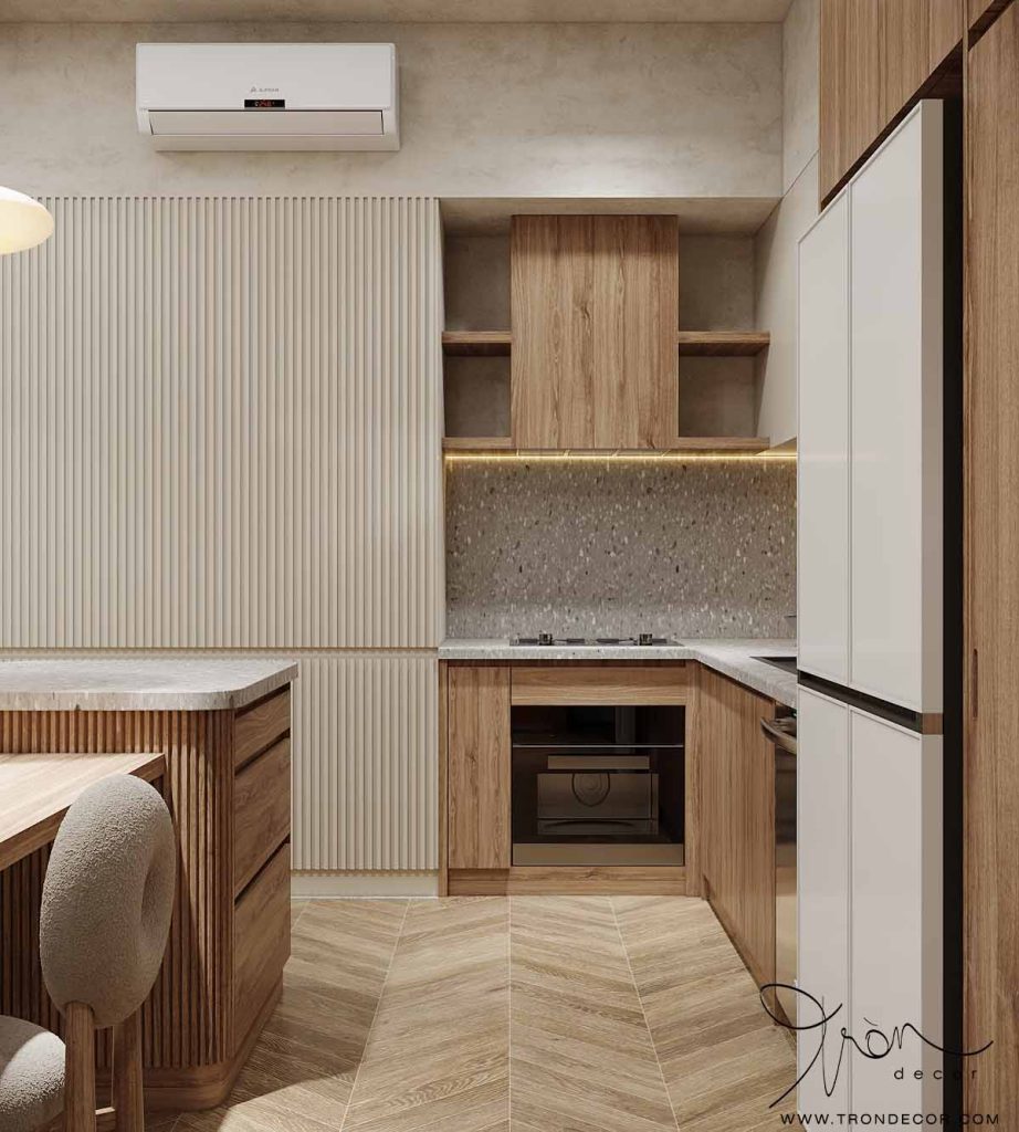 MẪU ĐẢO BẾP KẾT HỢP BÀN ĂN