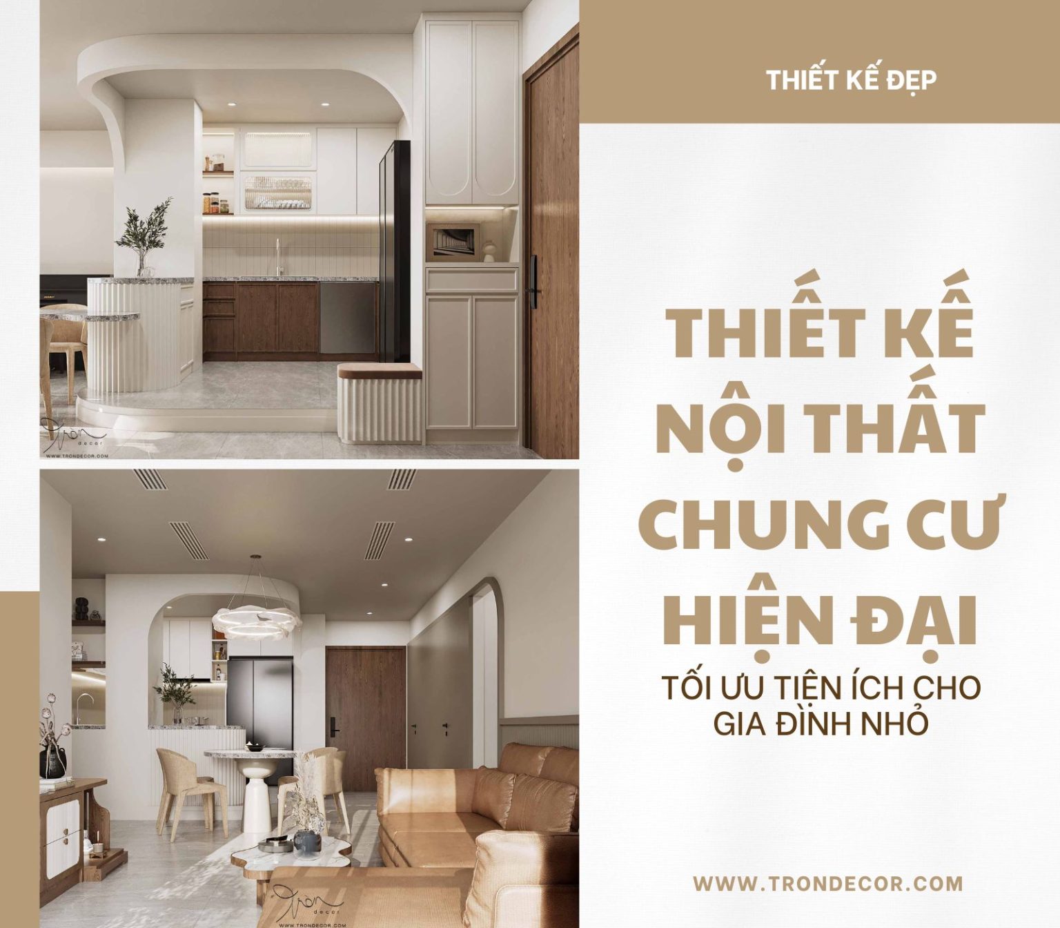 THIẾT KẾ NỘI THẤT CHUNG CƯ HIỆN ĐẠI TỐI ƯU TIỆN ÍCH CHO GIA ĐÌNH NHỎ ...