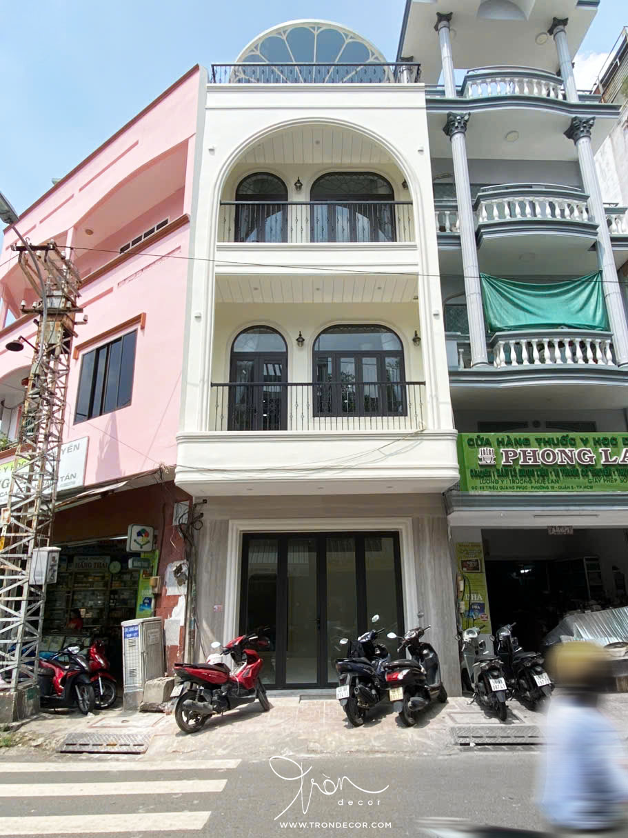 THI CÔNG NHÀ PHỐ 350M2 - QUẬN 5