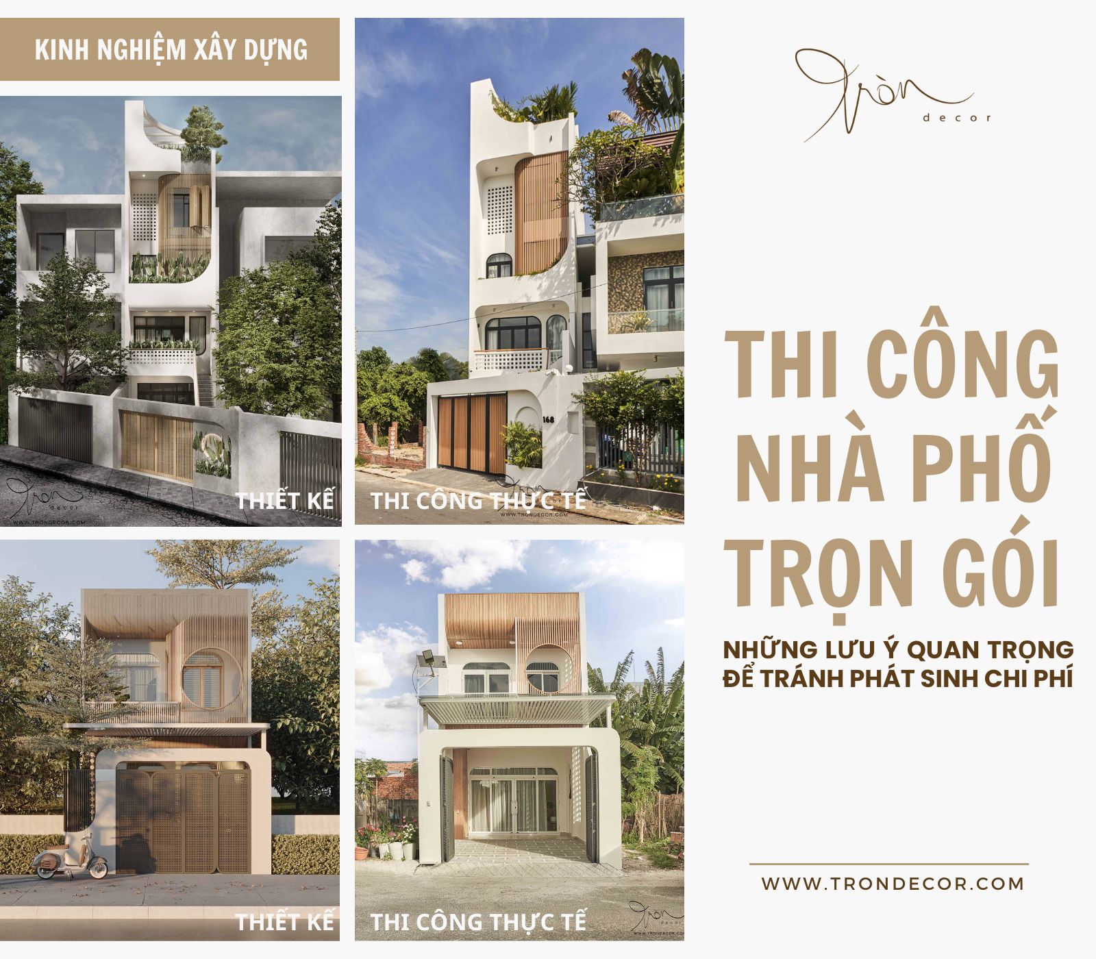 THI CÔNG NHÀ PHỐ TRỌN GÓI