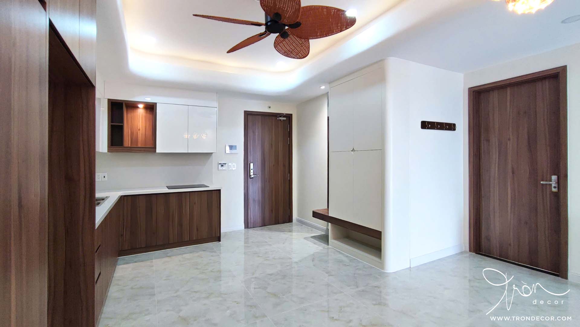 THI CÔNG NỘI THẤT CĂN HỘ 90M2 HOMYLAND 3