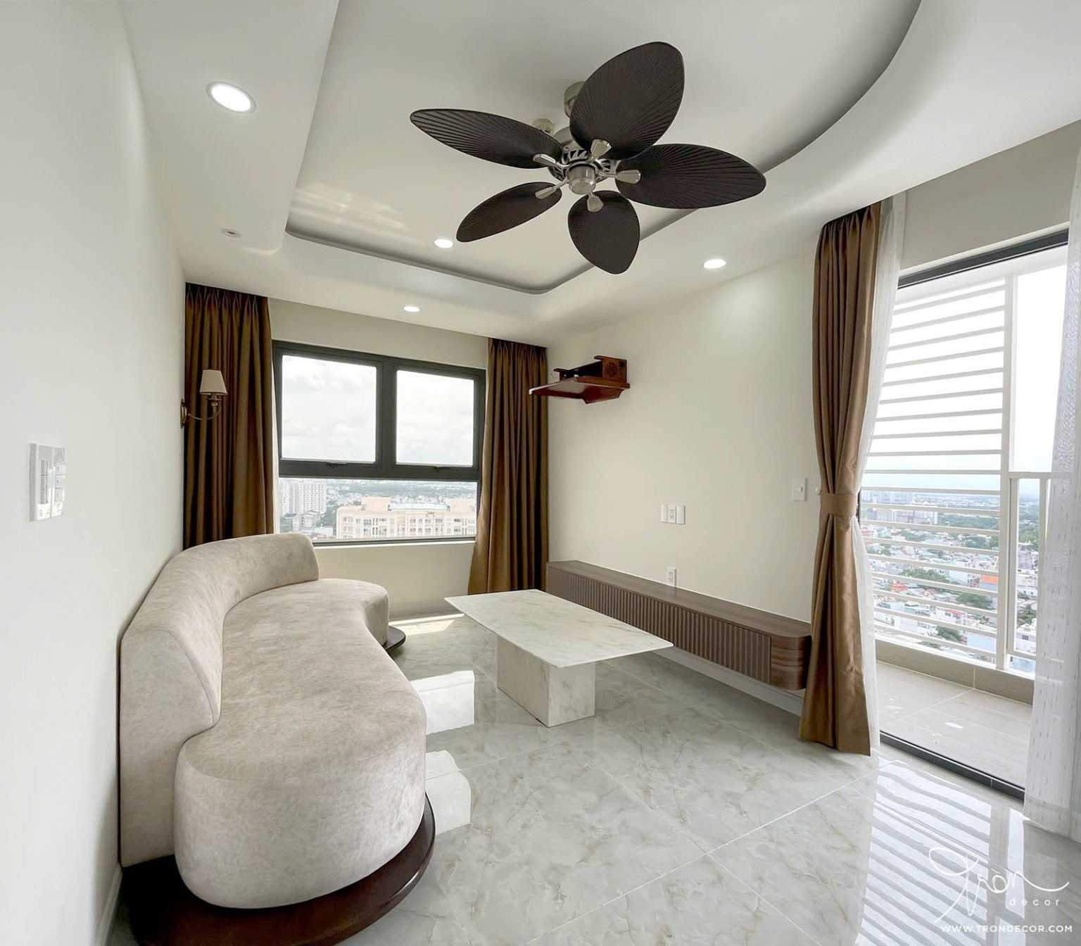 Hình ảnh công trình thực tế 100% thi công bởi Tròn Decor