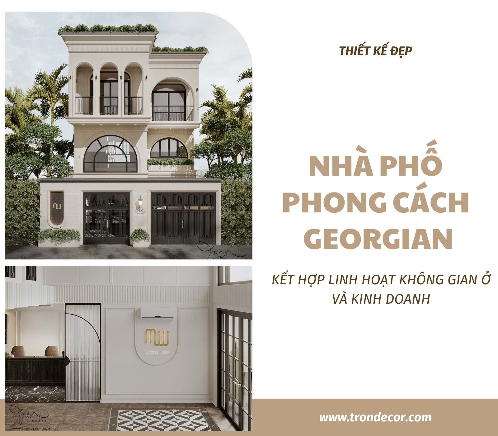 NHÀ PHỐ PHONG CÁCH GEORGIAN