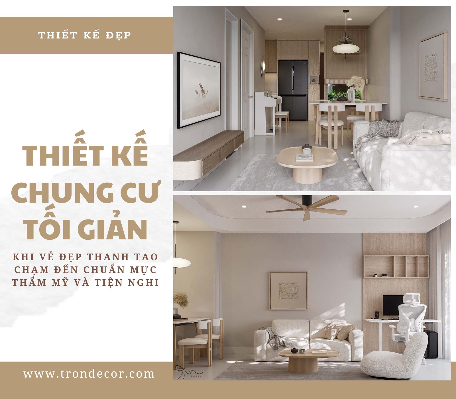 THIẾT KẾ CHUNG CƯ TỐI GIẢN