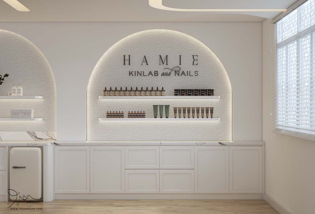 THIẾT KẾ TIỆM LÀM ĐẸP NAIL HAMIE