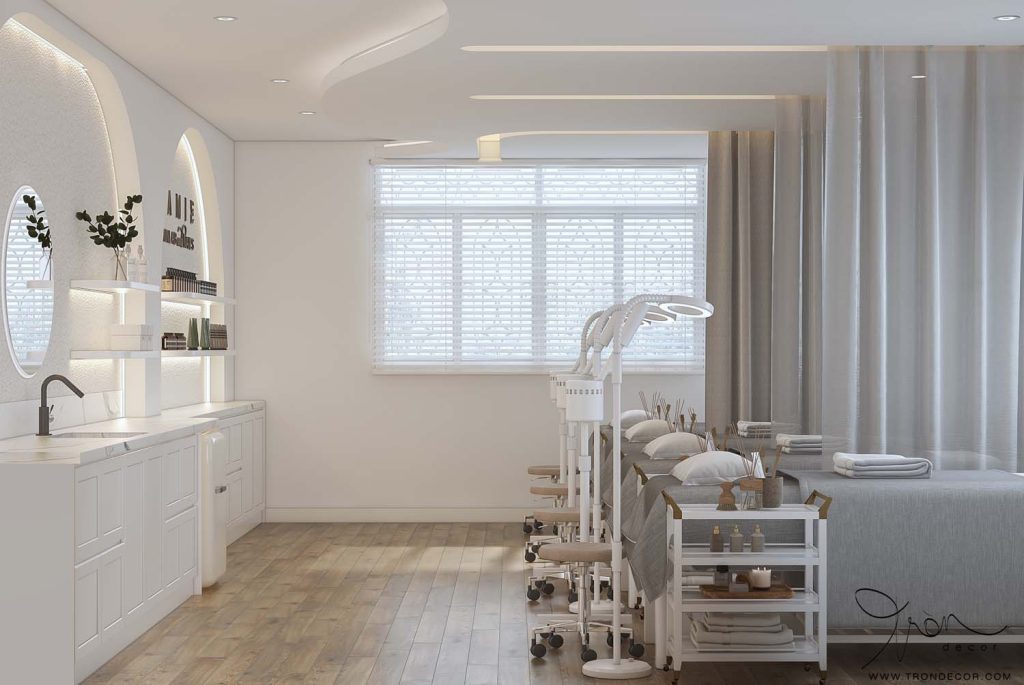THIẾT KẾ TIỆM LÀM ĐẸP NAIL HAMIE