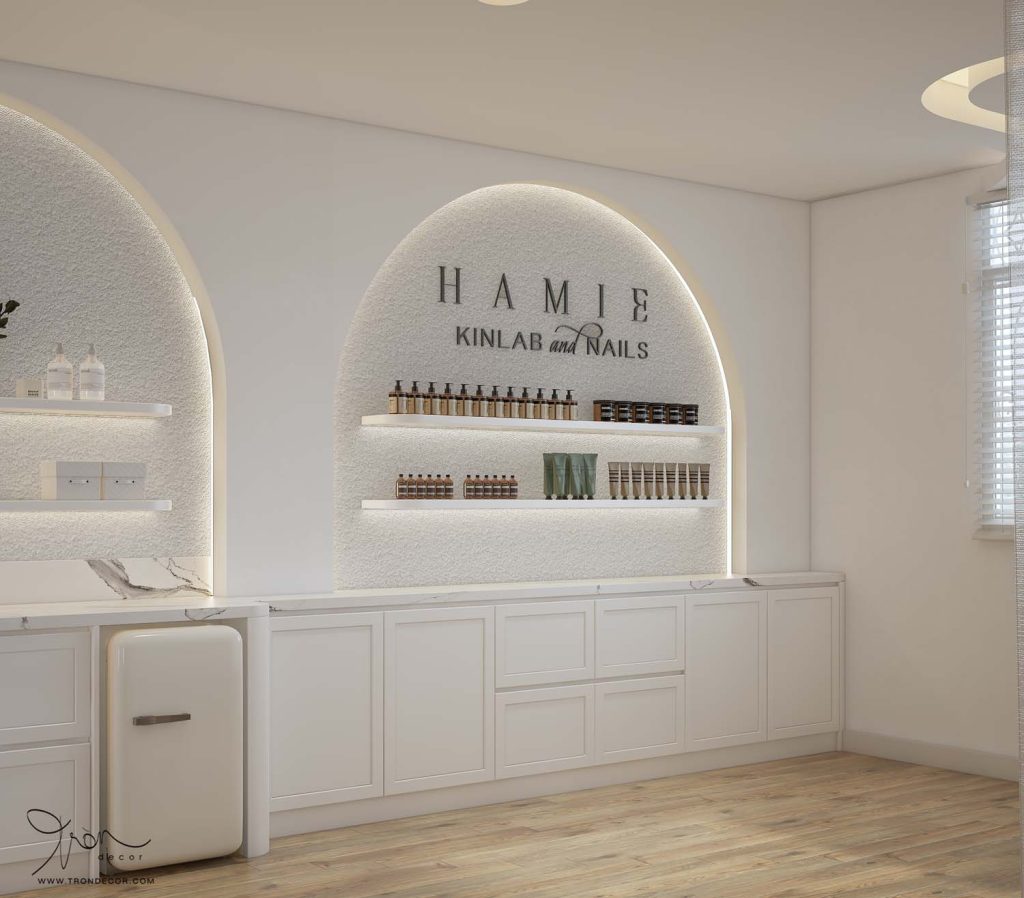 THIẾT KẾ TIỆM LÀM ĐẸP NAIL HAMIE