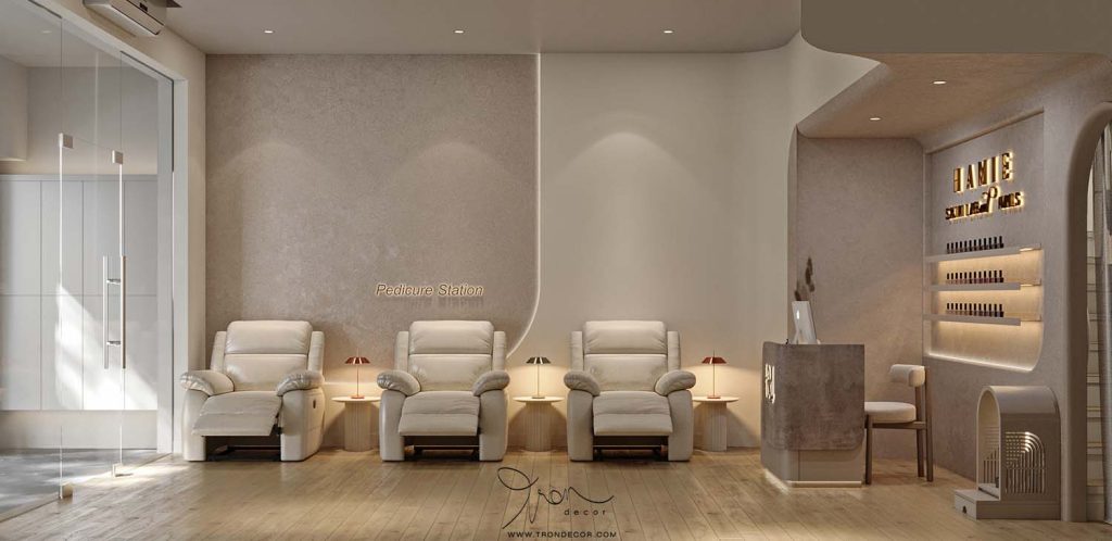 THIẾT KẾ TIỆM LÀM ĐẸP NAIL HAMIE