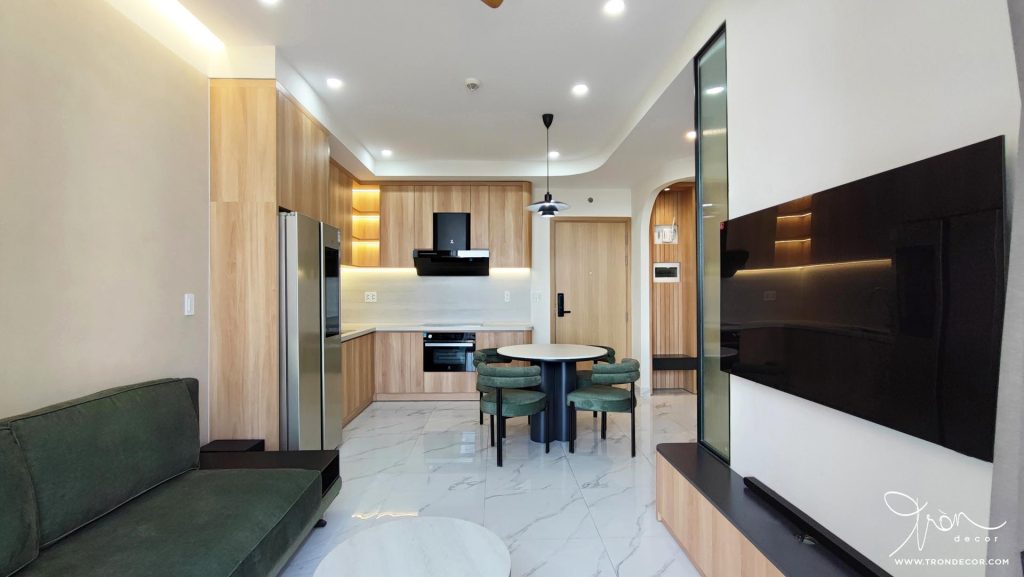 THIẾT KẾ THI CÔNG CĂN HỘ 2 PHÒNG NGỦ