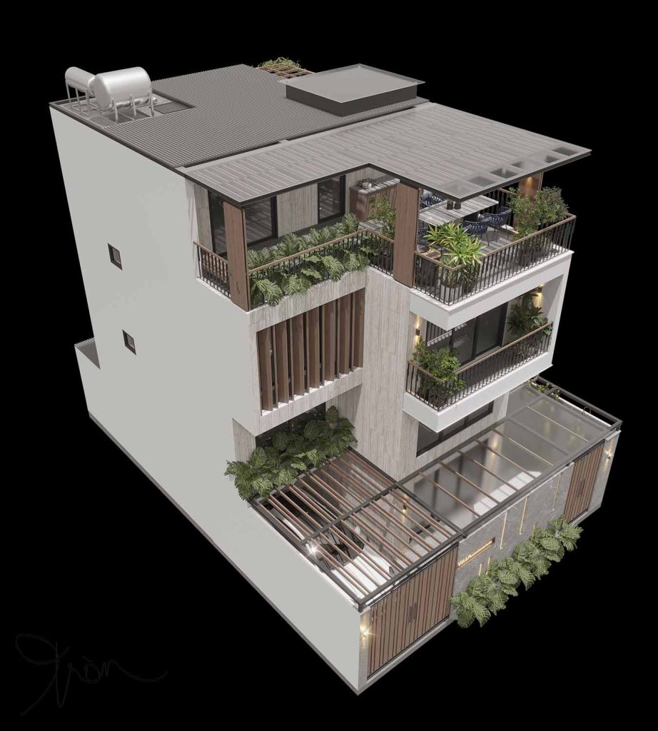 THIẾT KẾ BIỆT THỰ PHỐ HIỆN ĐẠI