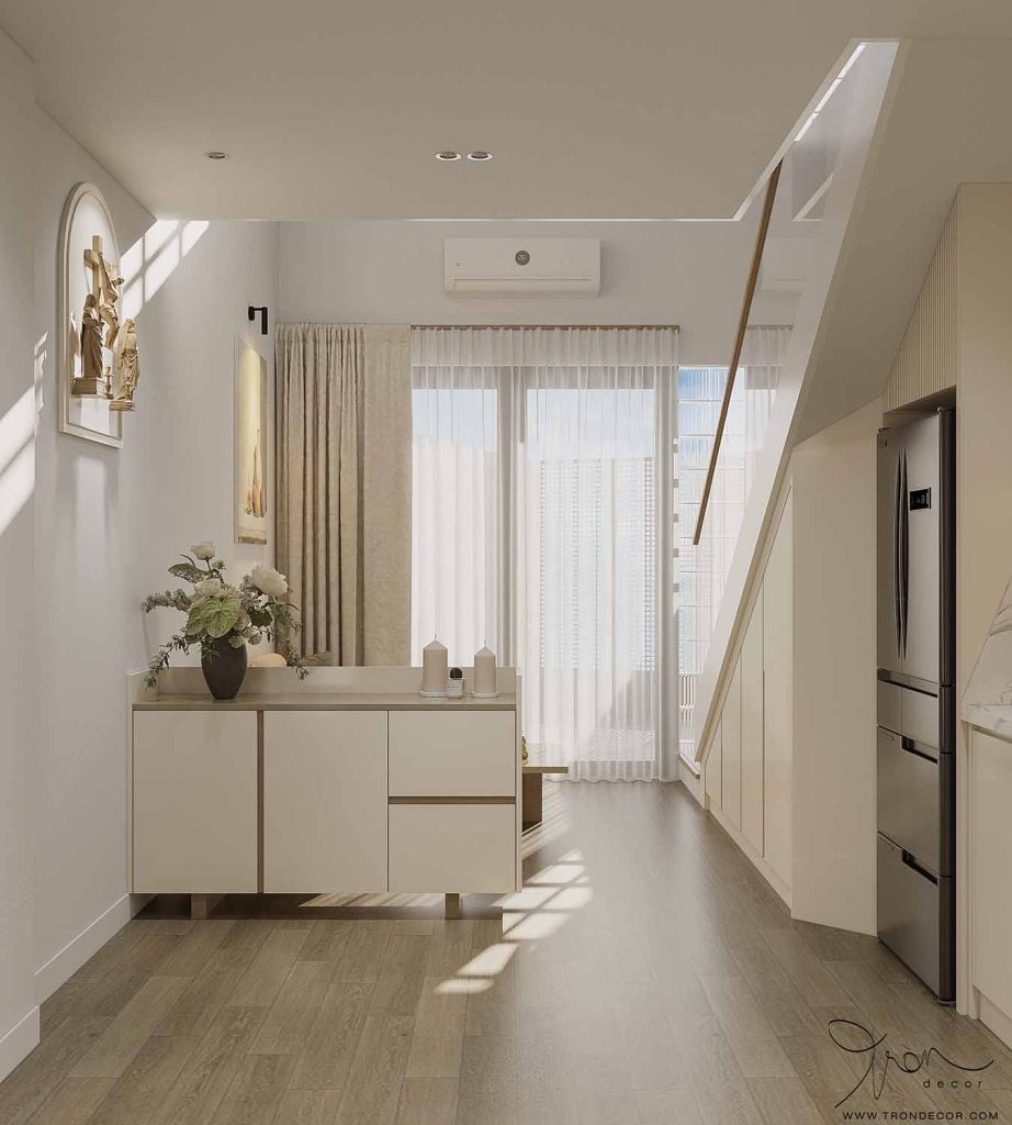 THIẾT KẾ KIẾN TRÚC NỘI THẤT NHÀ PHỐ JAPANDI