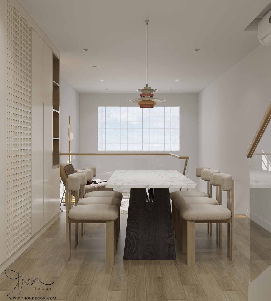 THIẾT KẾ KIẾN TRÚC NỘI THẤT NHÀ PHỐ JAPANDI