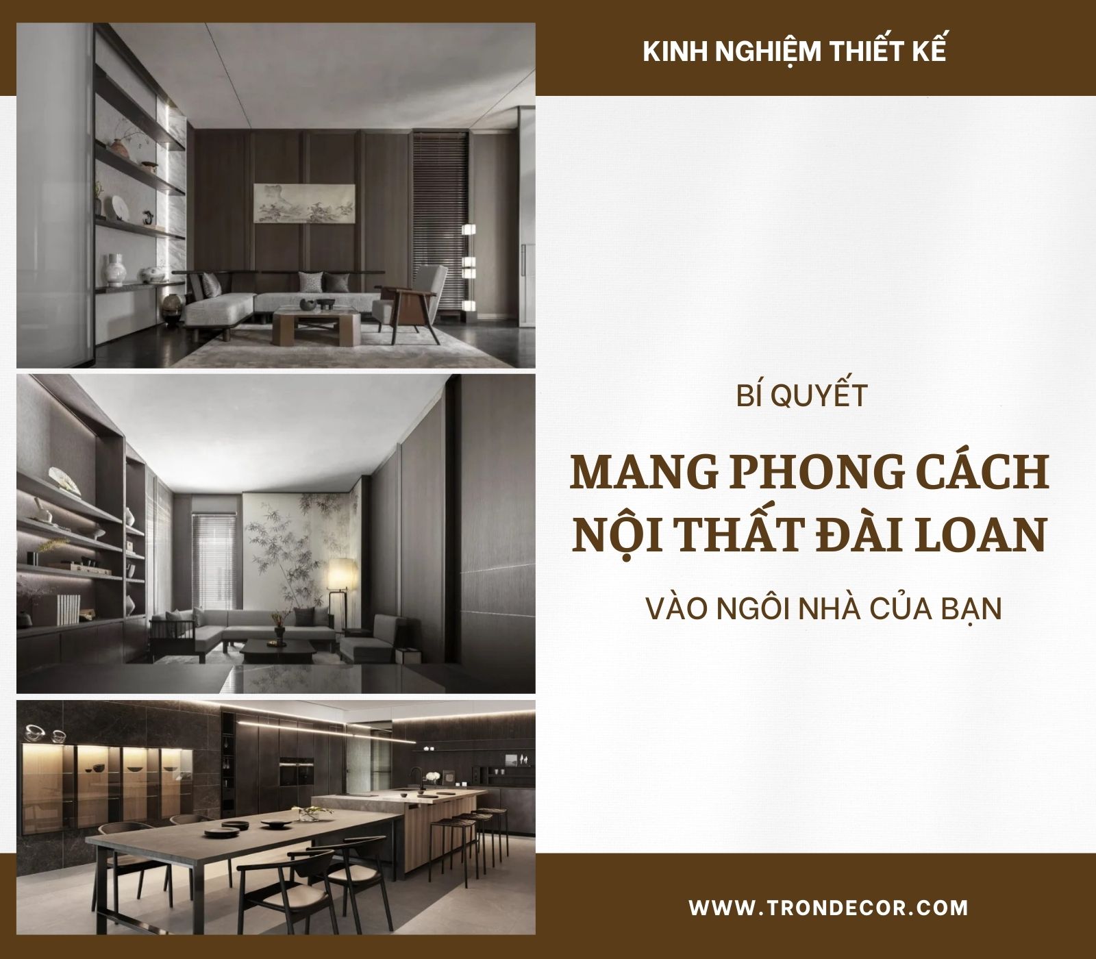 PHONG CÁCH NỘI THẤT ĐÀI LOAN