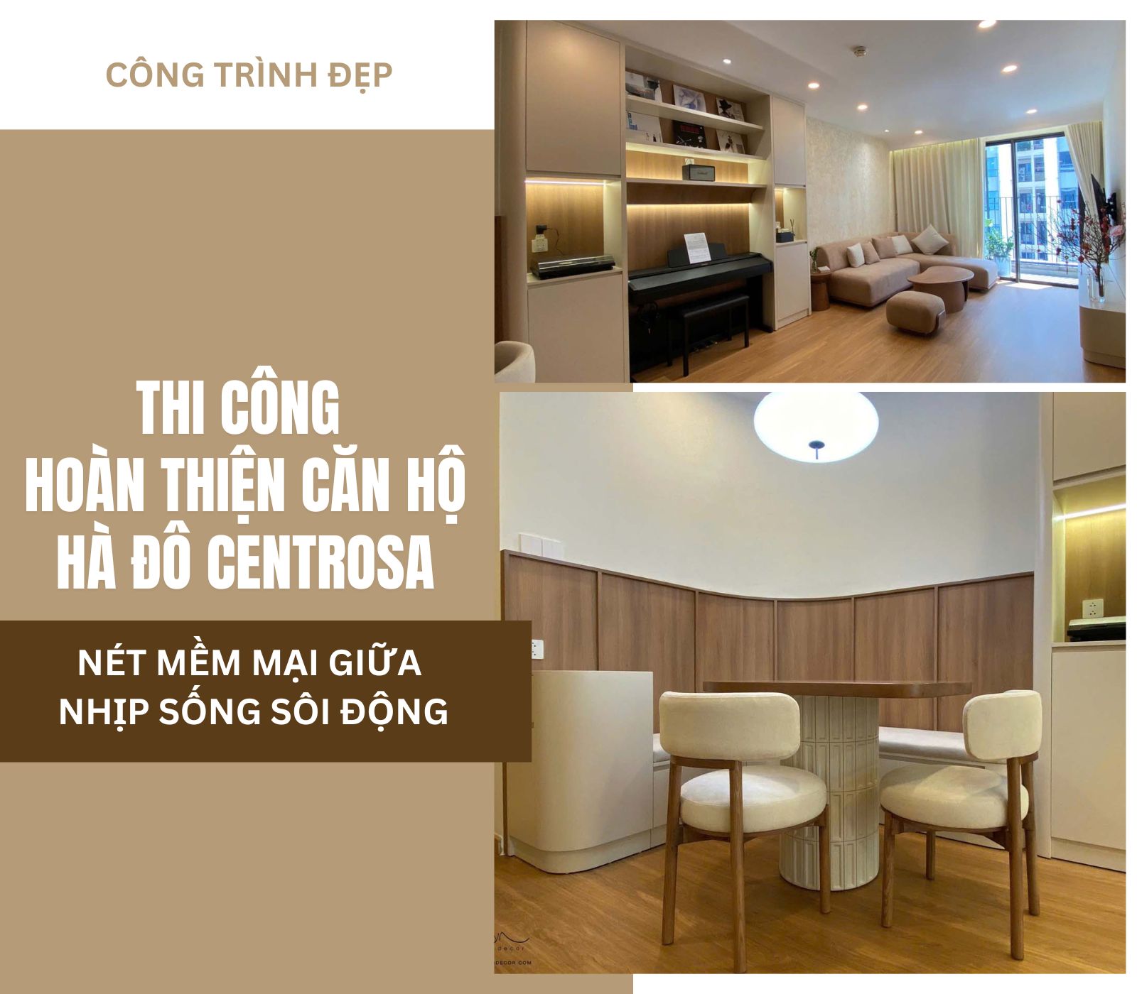 THI CÔNG HOÀN THIỆN CĂN HỘ HÀ ĐÔ CENTROSA