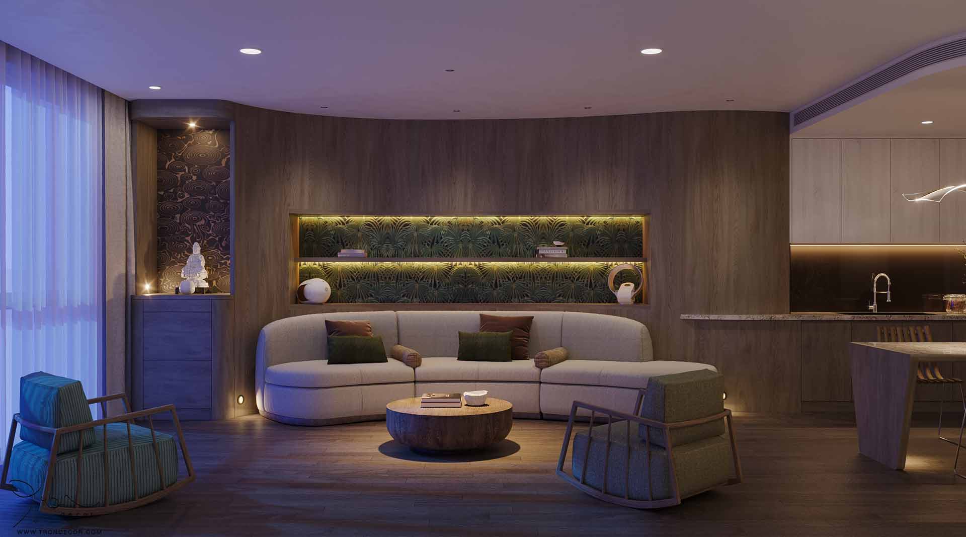 THIẾT KẾ NỘI THẤT CĂN HỘ 120M2 - IMPERIA AN PHÚ