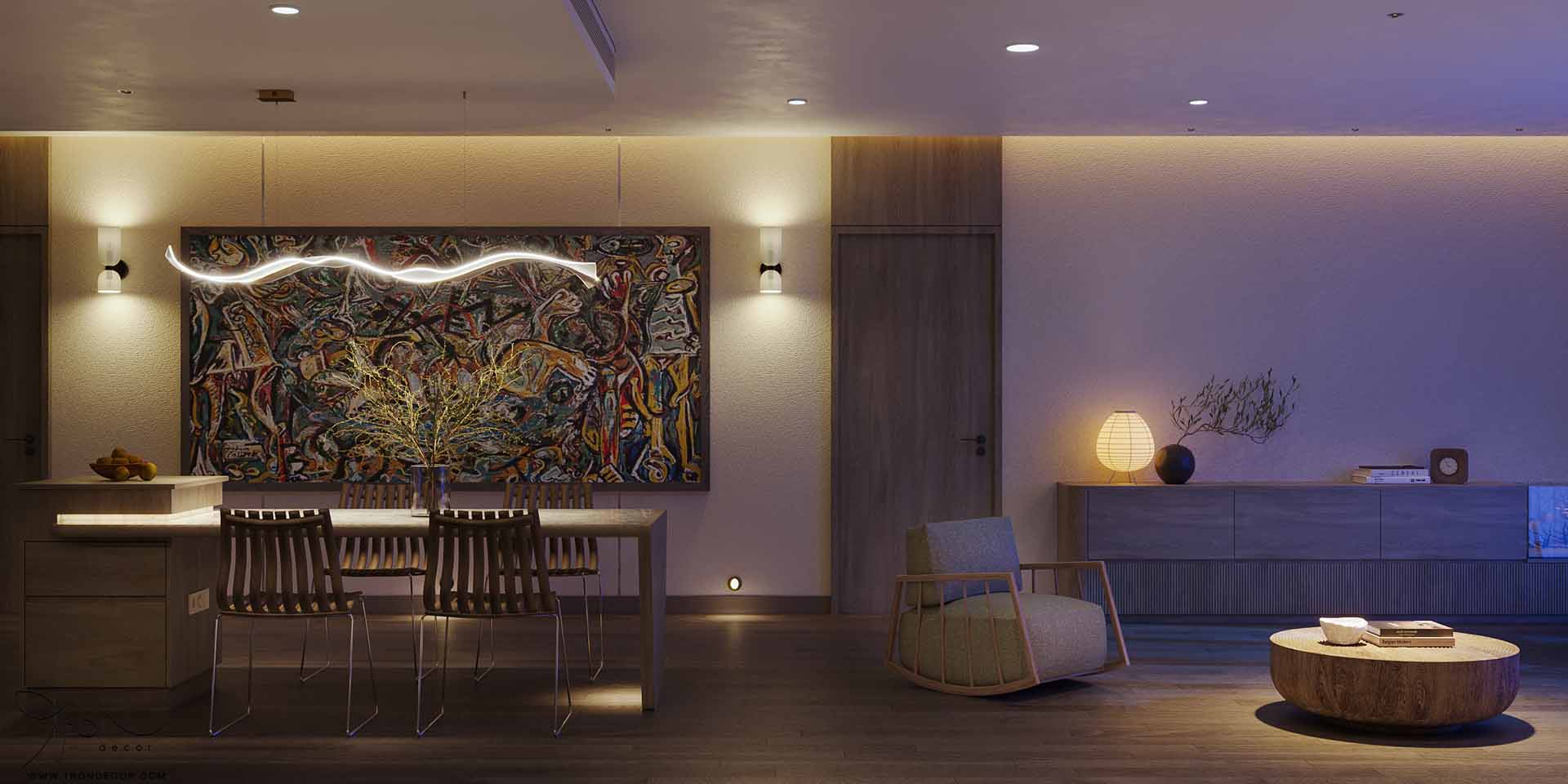 THIẾT KẾ NỘI THẤT CĂN HỘ 120M2 - IMPERIA AN PHÚ