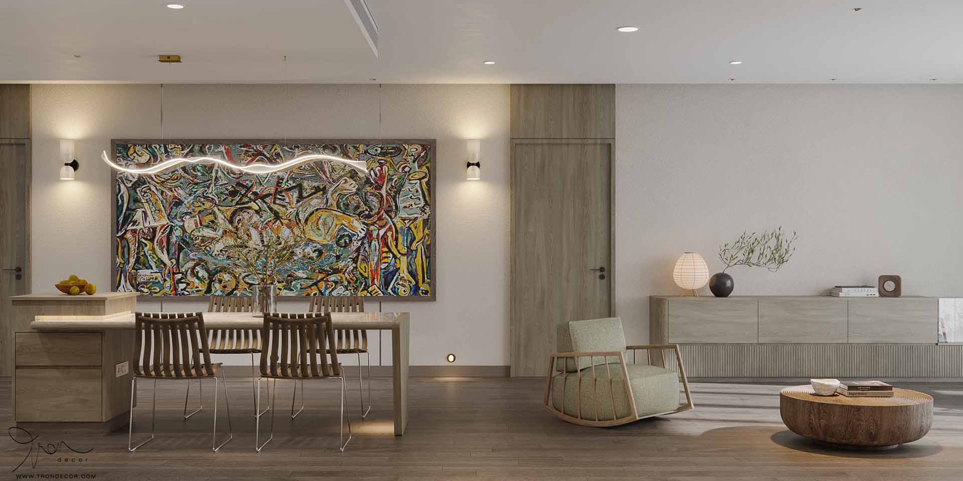 THIẾT KẾ NỘI THẤT CĂN HỘ 120M2 - IMPERIA AN PHÚ