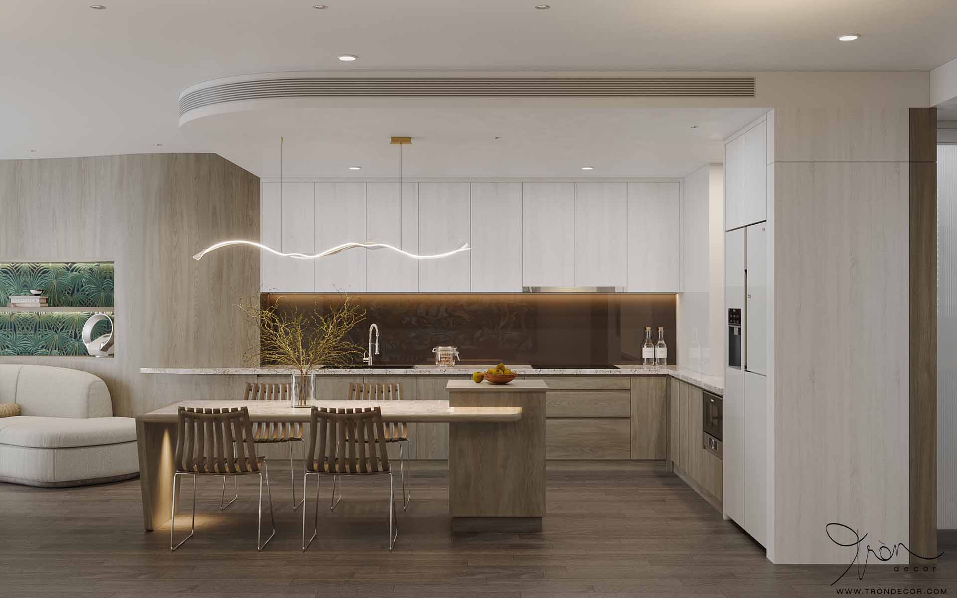 THIẾT KẾ NỘI THẤT CĂN HỘ 120M2 - IMPERIA AN PHÚ