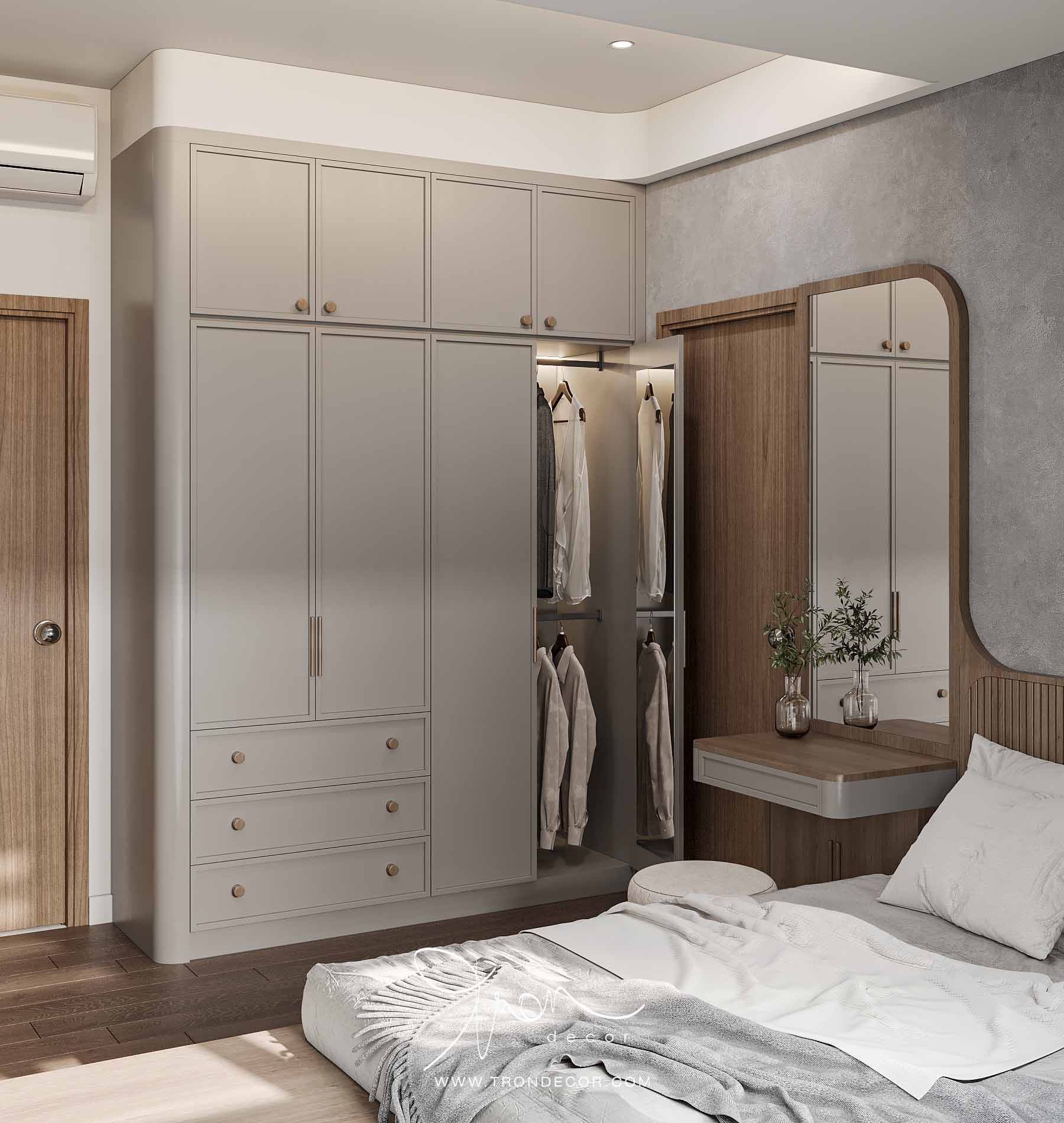 THIẾT KẾ NỘI THẤT CĂN HỘ 62M2 - CENTUM WEALTH COMPLEX