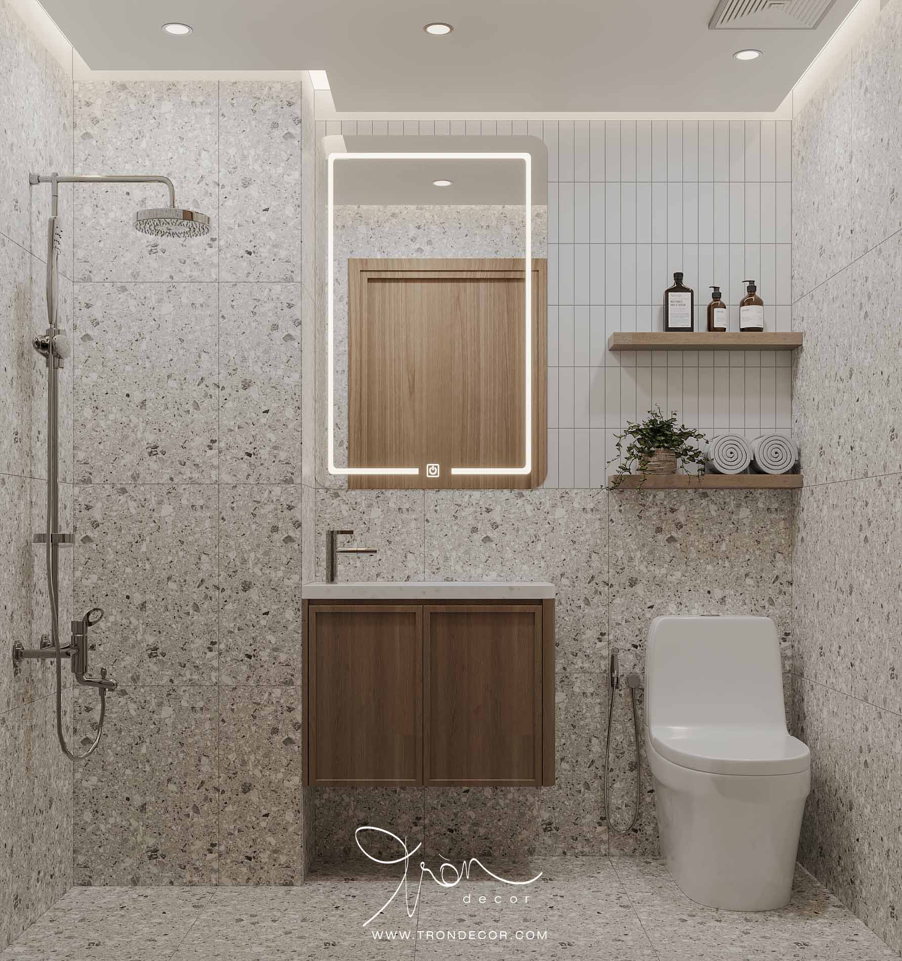THIẾT KẾ NỘI THẤT CĂN HỘ 62M2 - CENTUM WEALTH COMPLEX