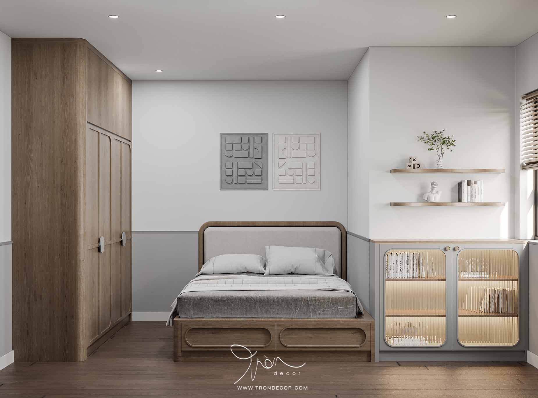 THIẾT KẾ NỘI THẤT CĂN HỘ 62M2 - CENTUM WEALTH COMPLEX