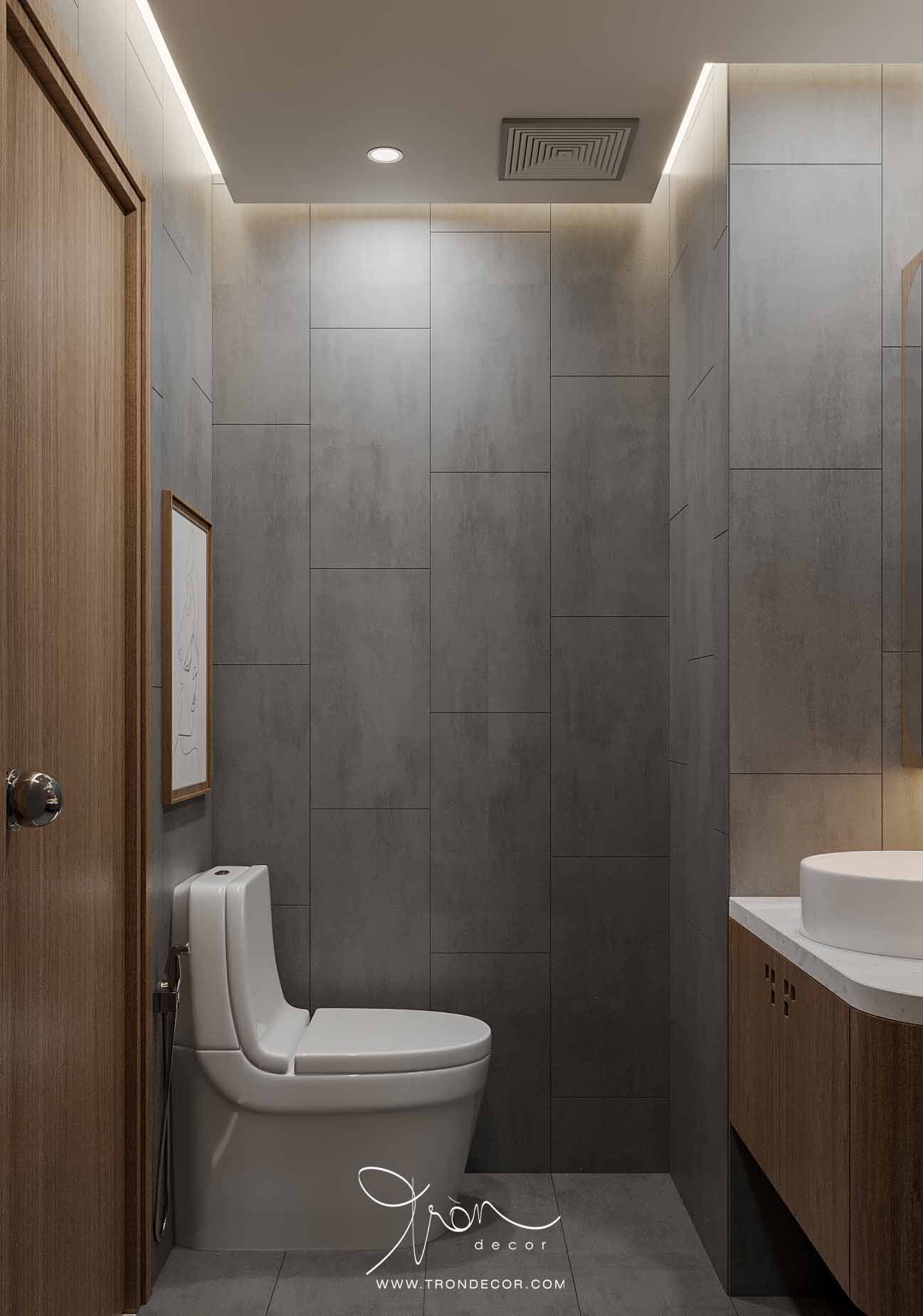 THIẾT KẾ NỘI THẤT CĂN HỘ 62M2 - CENTUM WEALTH COMPLEX
