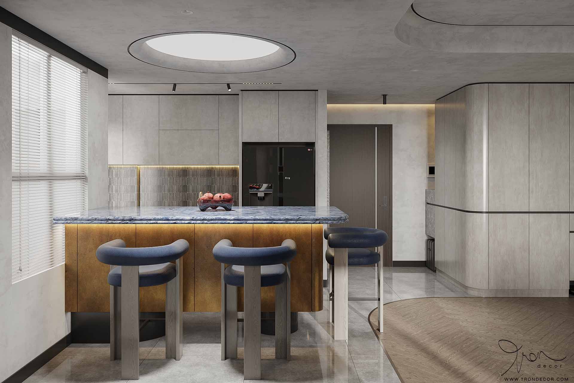 THIẾT KẾ NỘI THẤT CĂN HỘ 78M2 - LUCKY PALACE