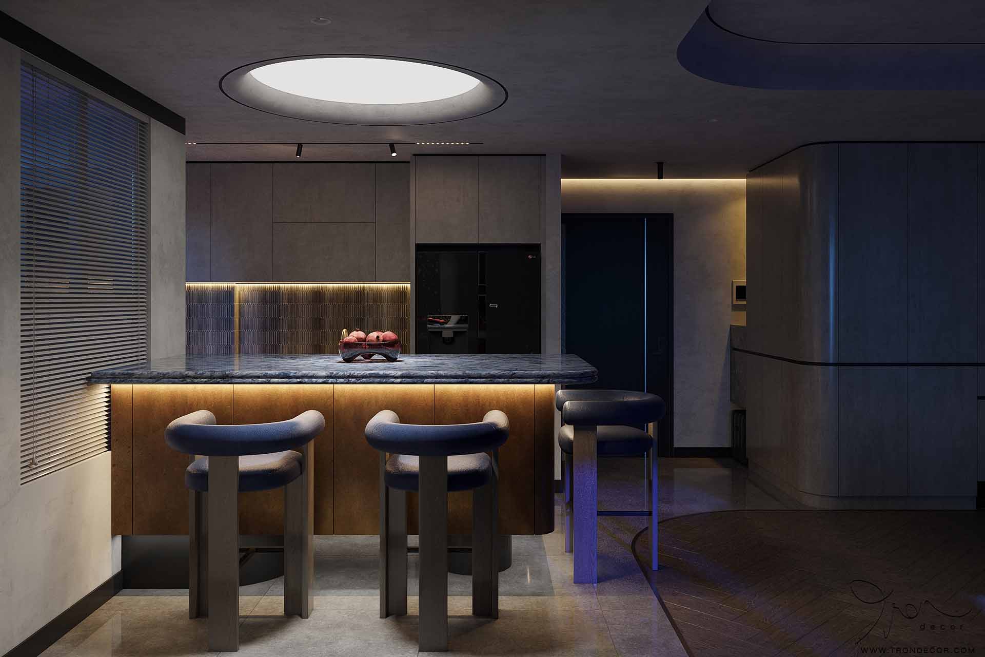 THIẾT KẾ NỘI THẤT CĂN HỘ 78M2 - LUCKY PALACE