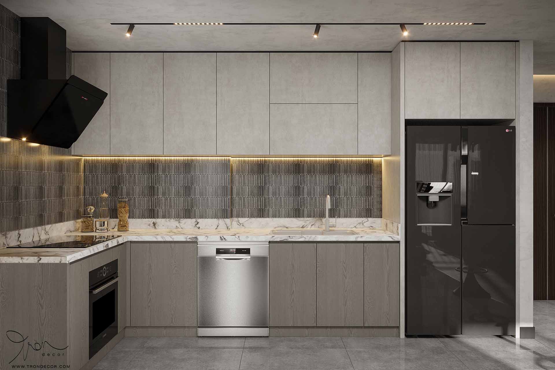 THIẾT KẾ NỘI THẤT CĂN HỘ 78M2 - LUCKY PALACE
