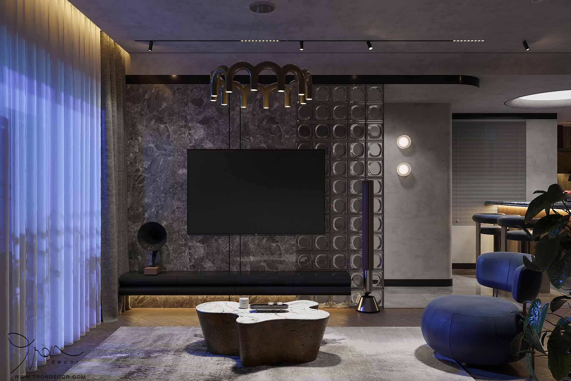 THIẾT KẾ NỘI THẤT CĂN HỘ 78M2 - LUCKY PALACE