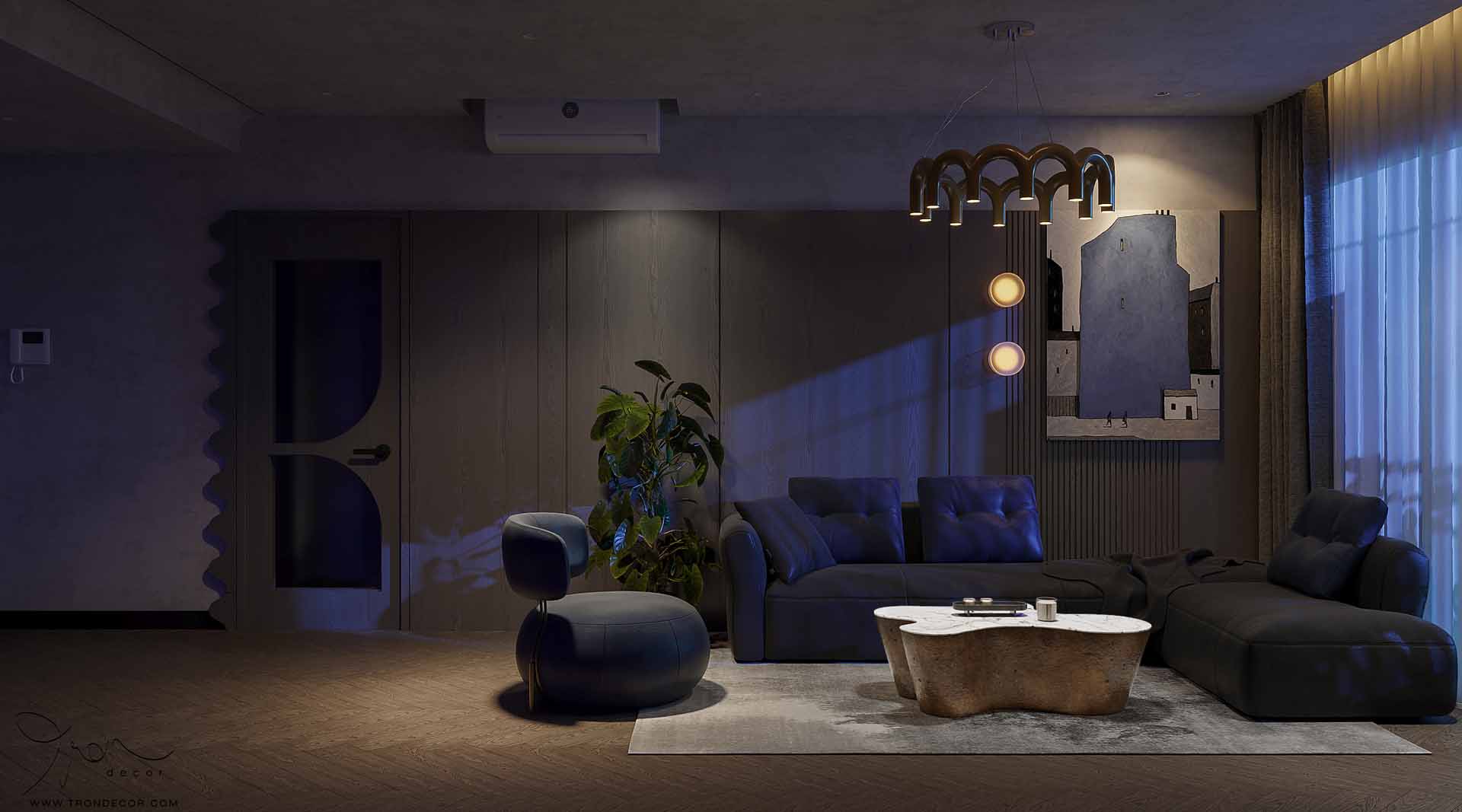 THIẾT KẾ NỘI THẤT CĂN HỘ 78M2 - LUCKY PALACE
