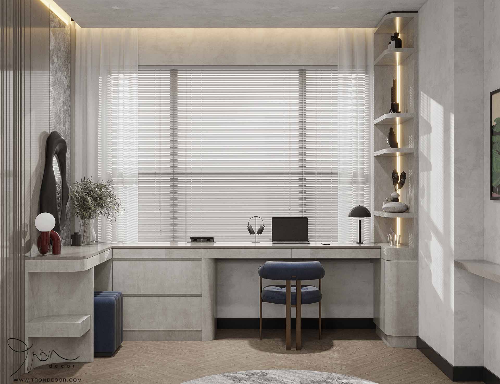 THIẾT KẾ NỘI THẤT CĂN HỘ 78M2 - LUCKY PALACE