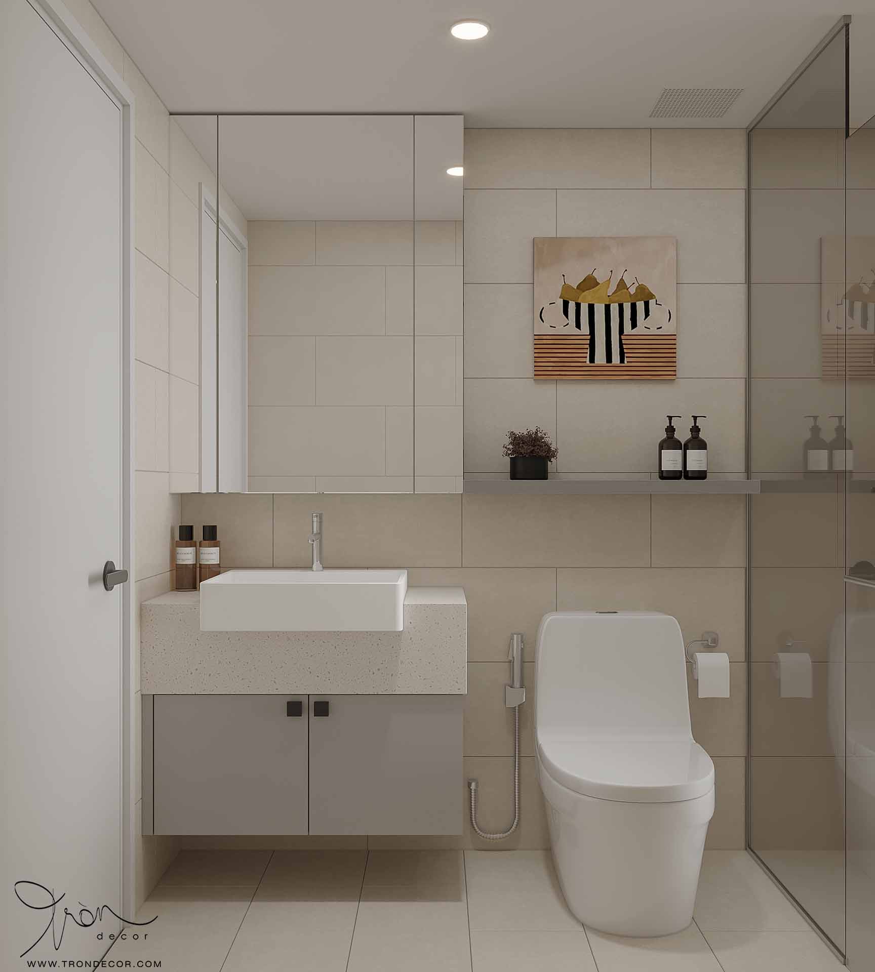 THIẾT KẾ NỘI THẤT CĂN HỘ 97M2 - URBAN GREEN