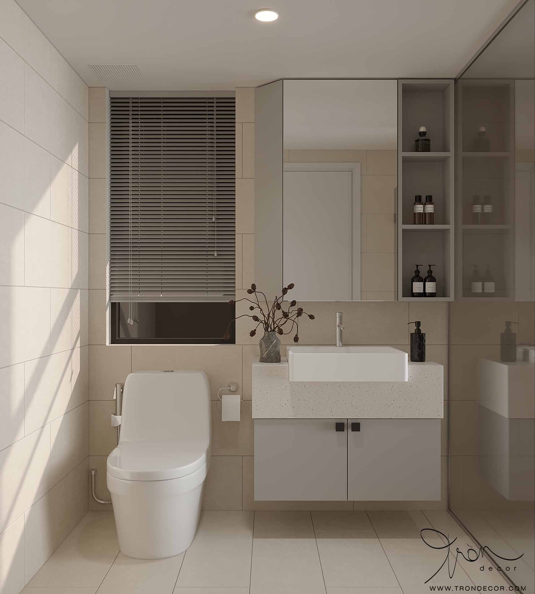 THIẾT KẾ NỘI THẤT CĂN HỘ 97M2 - URBAN GREEN