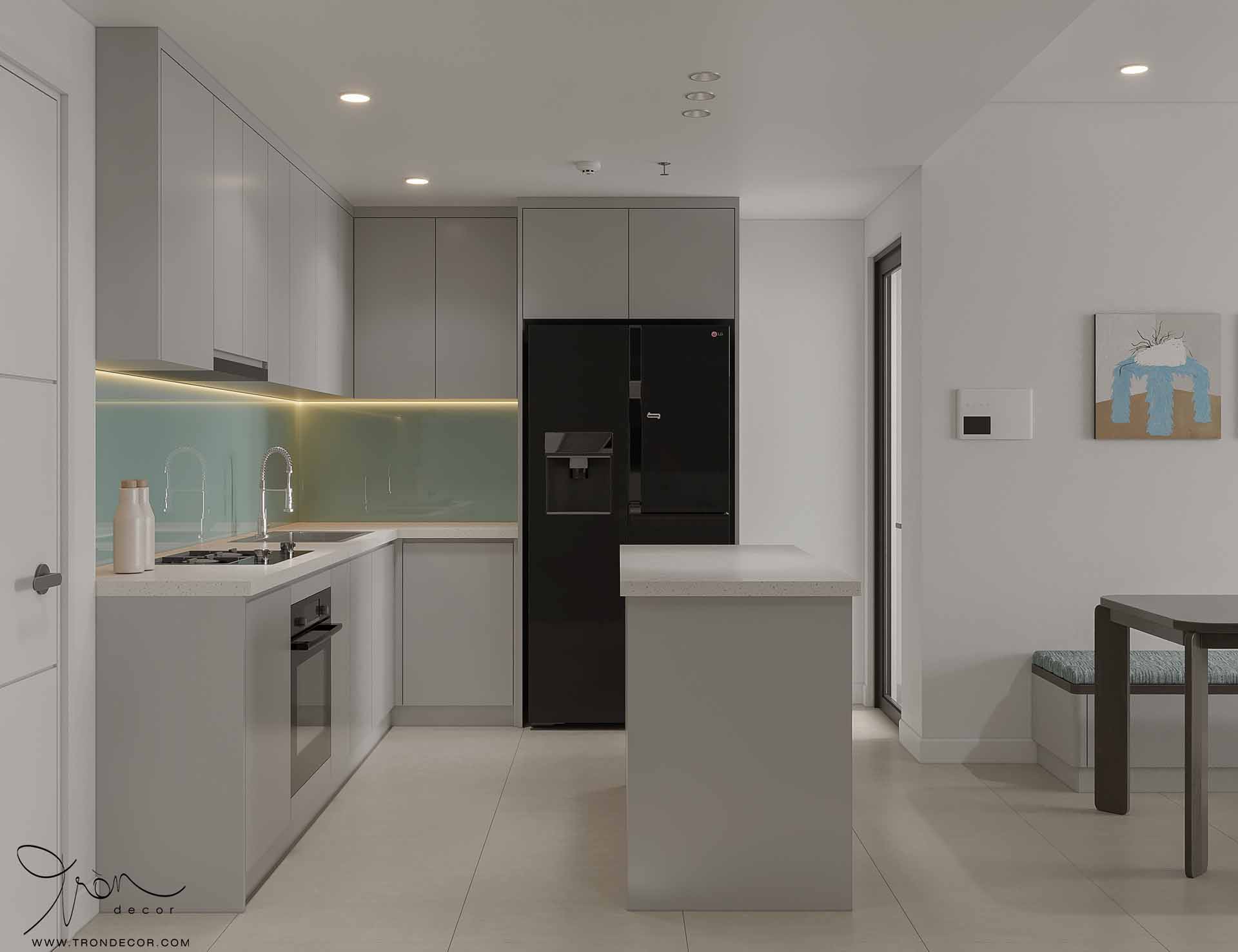 THIẾT KẾ NỘI THẤT CĂN HỘ 97M2 - URBAN GREEN