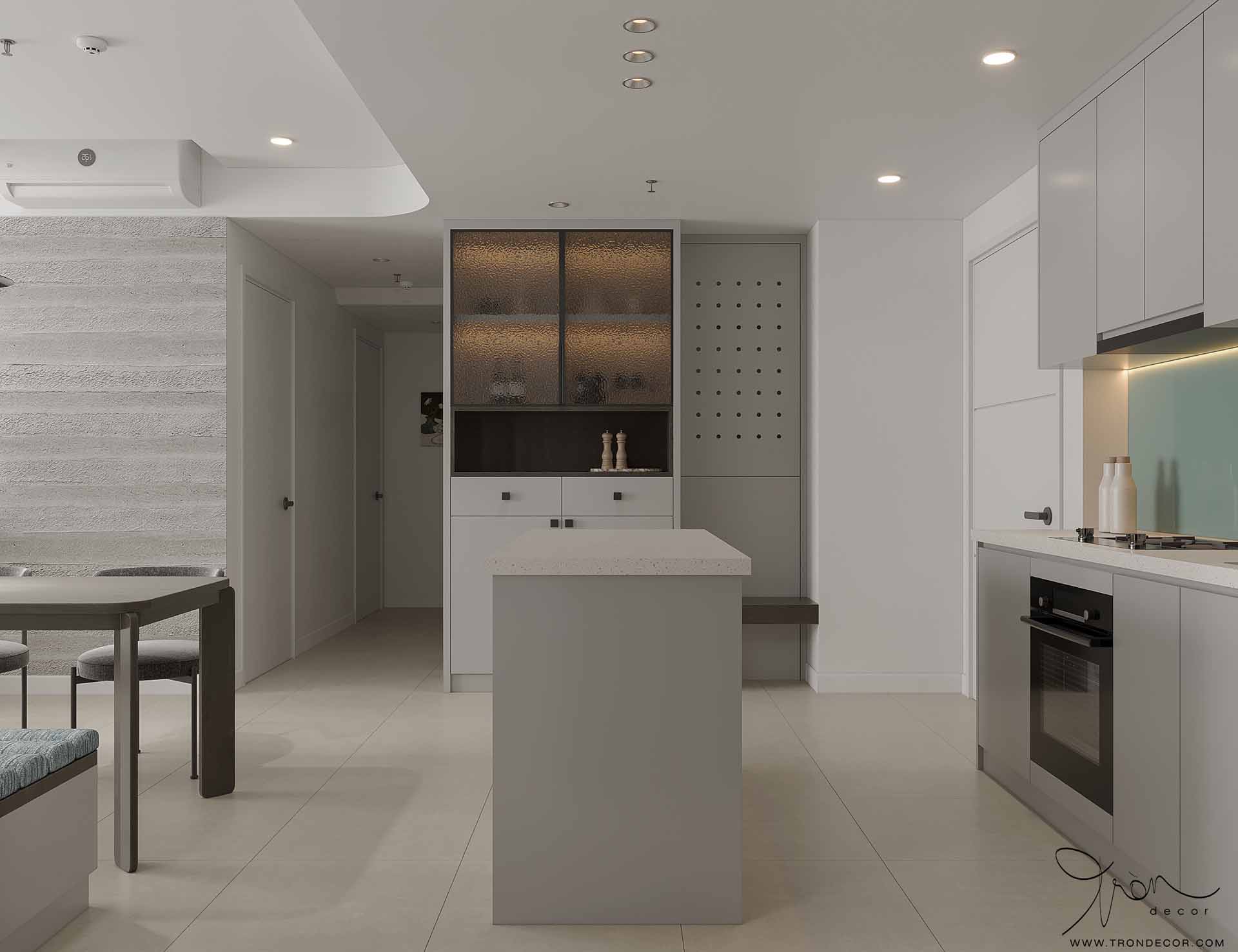 THIẾT KẾ NỘI THẤT CĂN HỘ 97M2 - URBAN GREEN