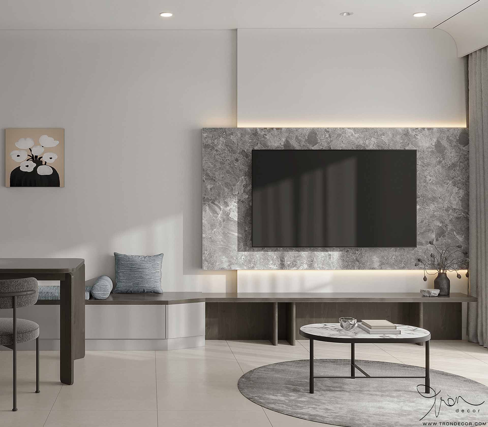 THIẾT KẾ NỘI THẤT CĂN HỘ 97M2 - URBAN GREEN