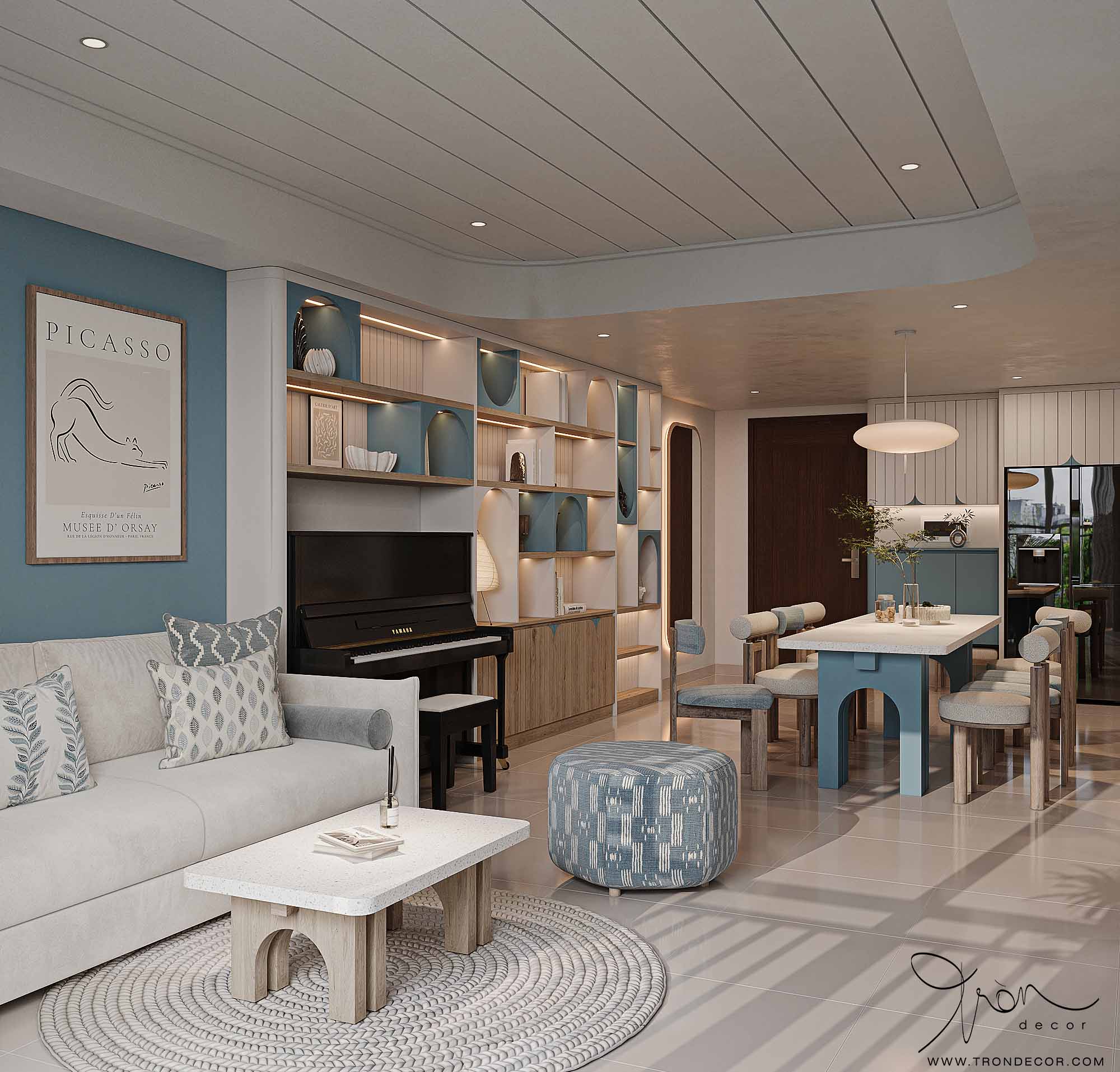 THIẾT KẾ CĂN HỘ 94M2 - THE PARK PREMIER
