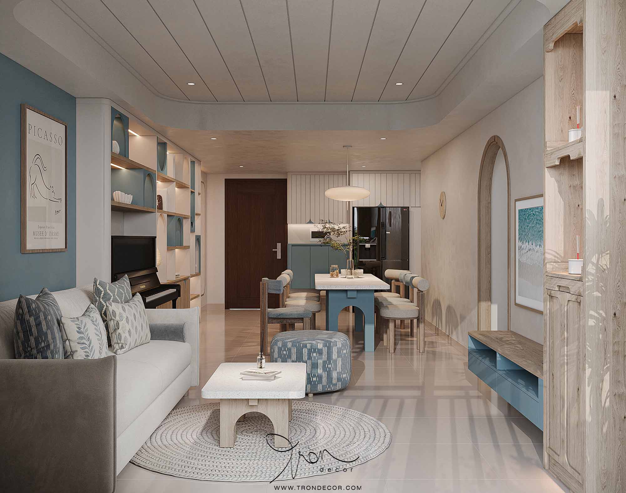 THIẾT KẾ CĂN HỘ 94M2 - THE PARK PREMIER