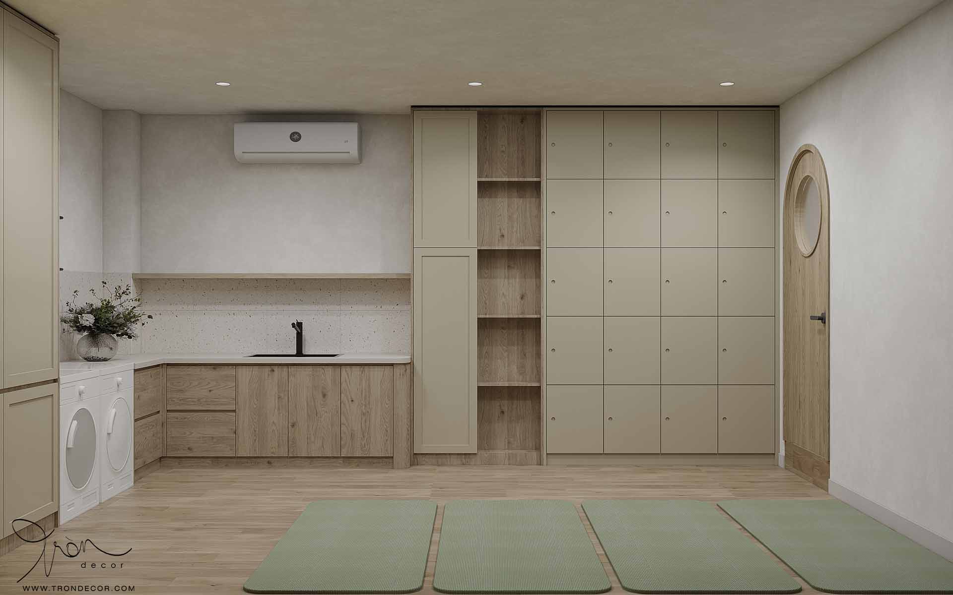 THIẾT KẾ NỘI THẤT SPA 180M2