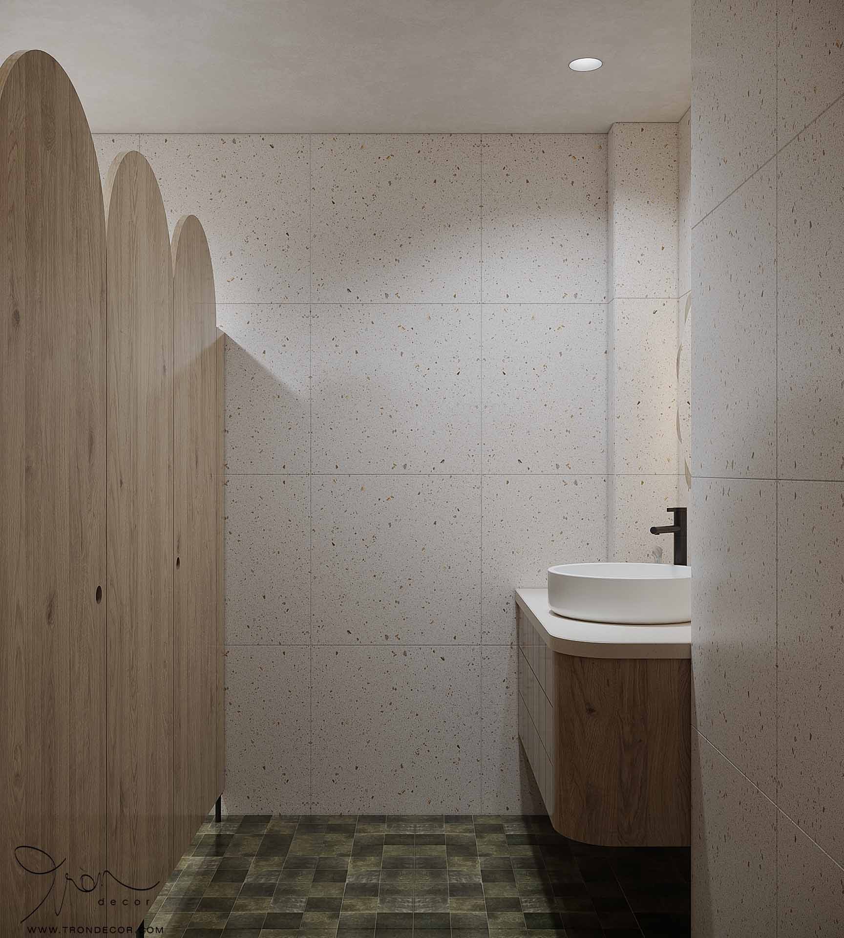 THIẾT KẾ NỘI THẤT SPA 180M2