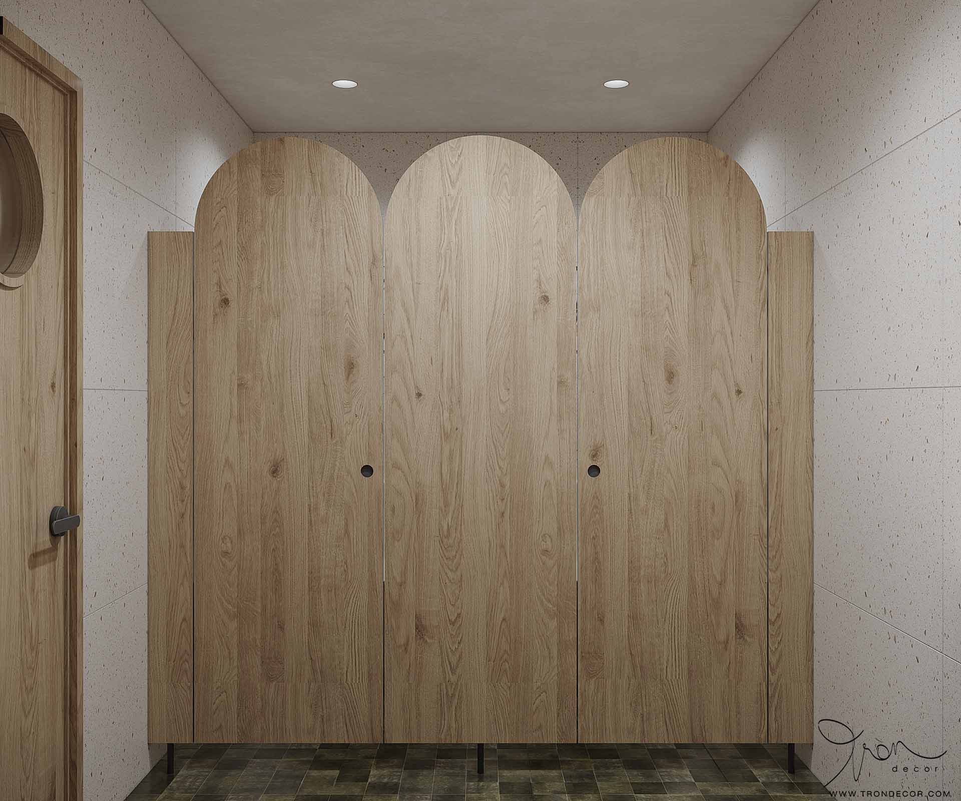 THIẾT KẾ NỘI THẤT SPA 180M2