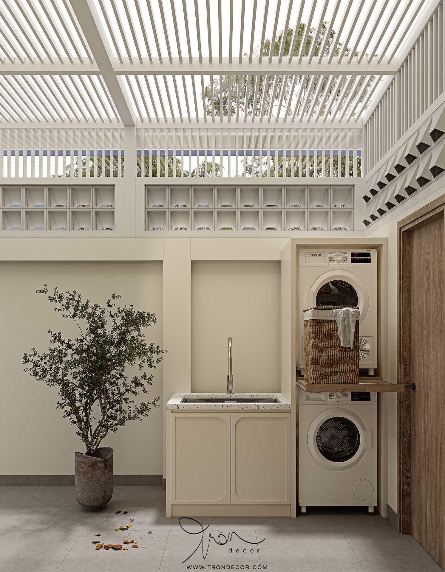THIẾT KẾ NỘI THẤT NHÀ PHỐ 220M2 - KHU NHÀ Ở LIỀN KỀ QUẬN 7