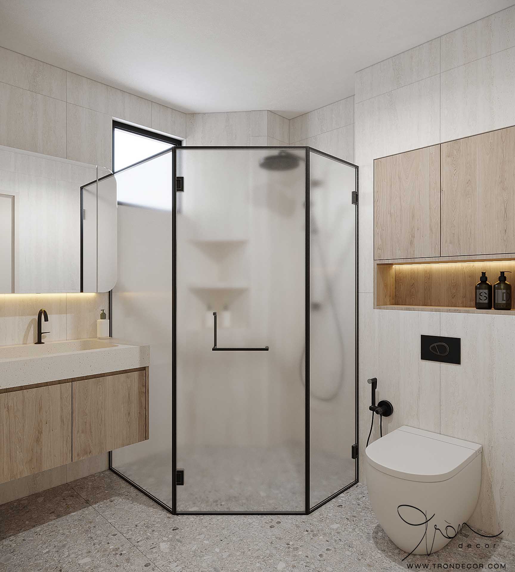 THIẾT KẾ NỘI THẤT NHÀ PHỐ 220M2 - KHU NHÀ Ở LIỀN KỀ QUẬN 7