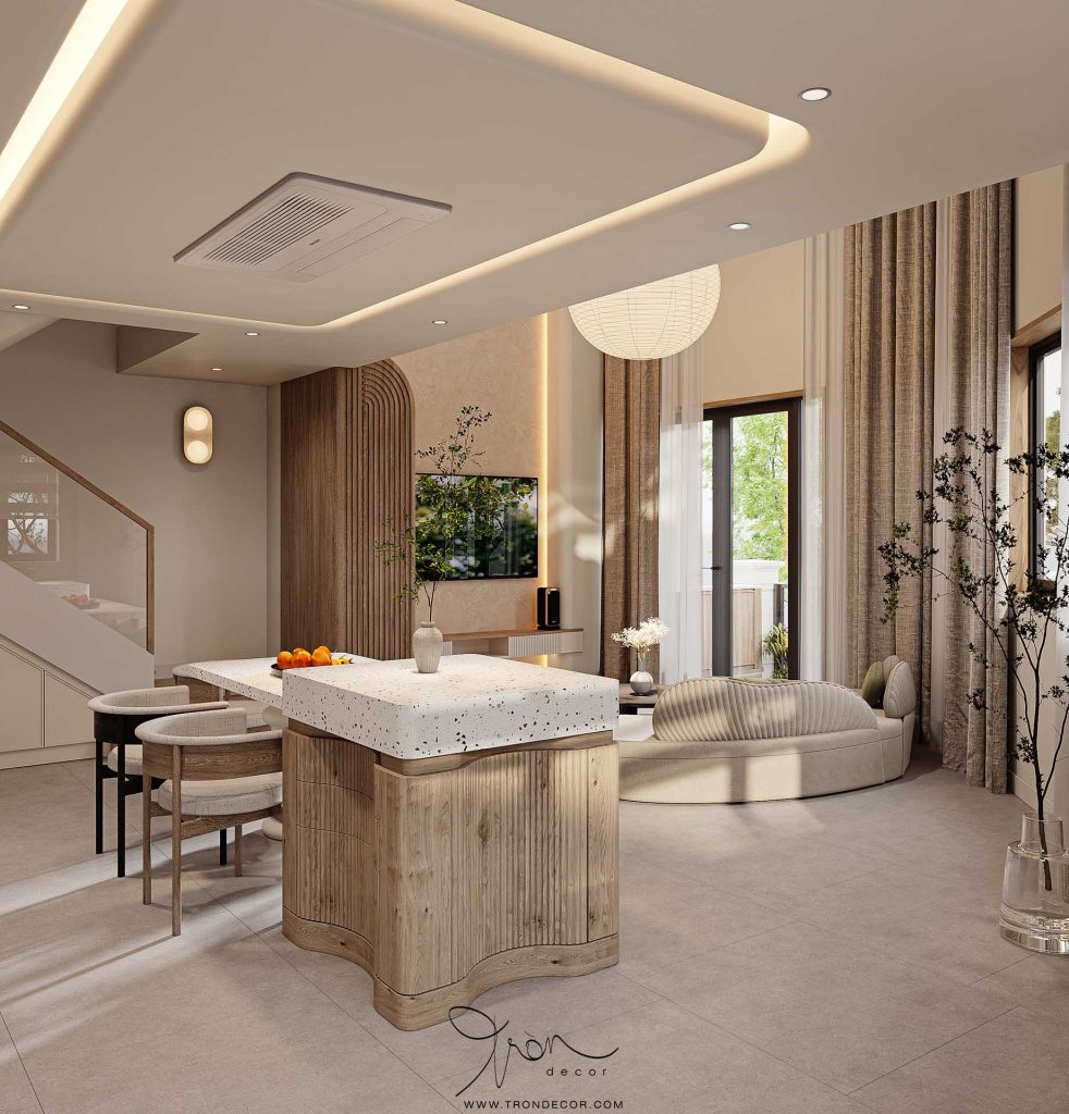 THIẾT KẾ NỘI THẤT NHÀ Ở LIỀN KỀ