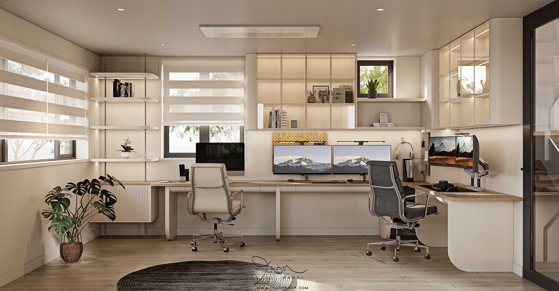 THIẾT KẾ NỘI THẤT NHÀ PHỐ 220M2 - KHU NHÀ Ở LIỀN KỀ QUẬN 7