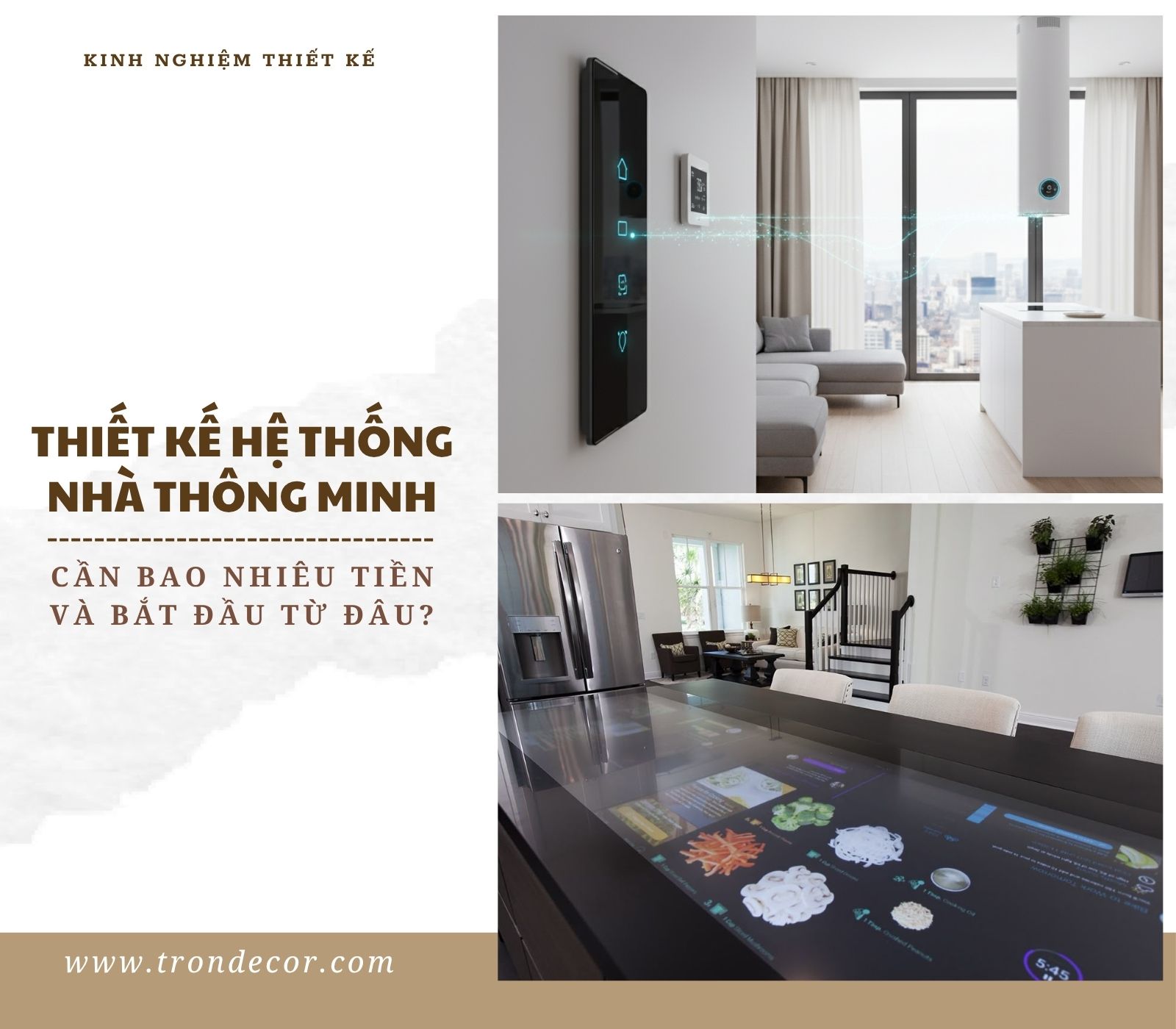 THIẾT KẾ HỆ THỐNG NHÀ THÔNG MINH
